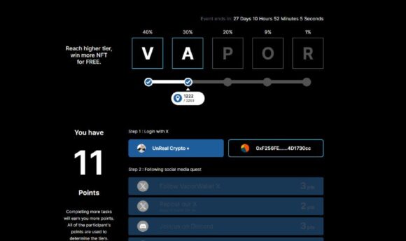 Launchpad VaporWallet