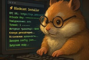 техно-хом’як у дії — саме той, хто безстрашно налаштовує Blockcast-ноду через термінал.